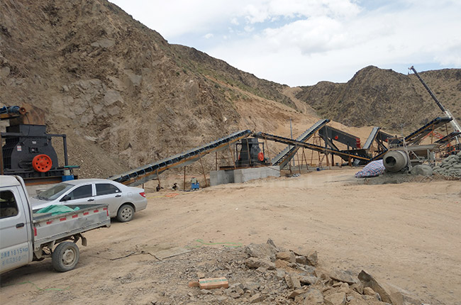 寧夏中衛市永康石料廠時產500噸生產線 寧夏中衛市永康石料廠時產500噸生產線