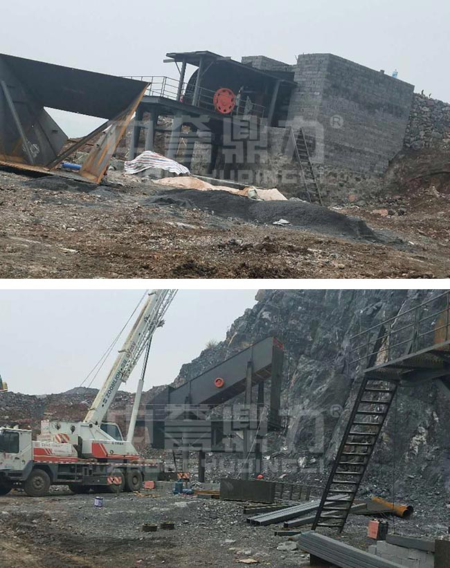 湖南永州市時產300噸鵝卵石制砂生產線 湖南永州市時產300噸鵝卵石制砂生產線