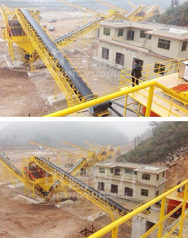 廣西時產(chǎn)500噸碎石生產(chǎn)線 廣西時產(chǎn)500噸碎石生產(chǎn)線