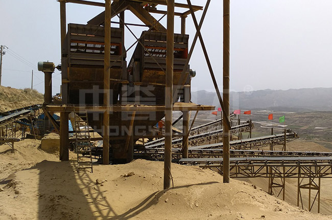 時產500噸砂石生產線實拍 時產500噸砂石生產線實拍