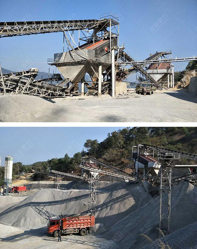 云南玉磨鐵路寧洱段時產600-800噸砂石骨料生產線 云南玉磨鐵路寧洱段時產600-800噸砂石骨料生產線
