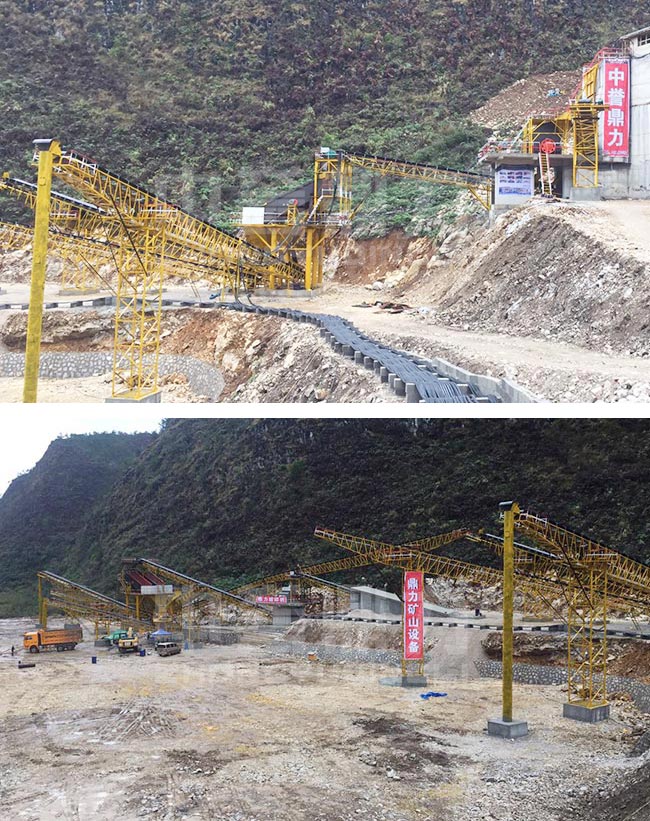 貴州黔南時產500噸砂石生產線 貴州黔南時產500噸砂石生產線