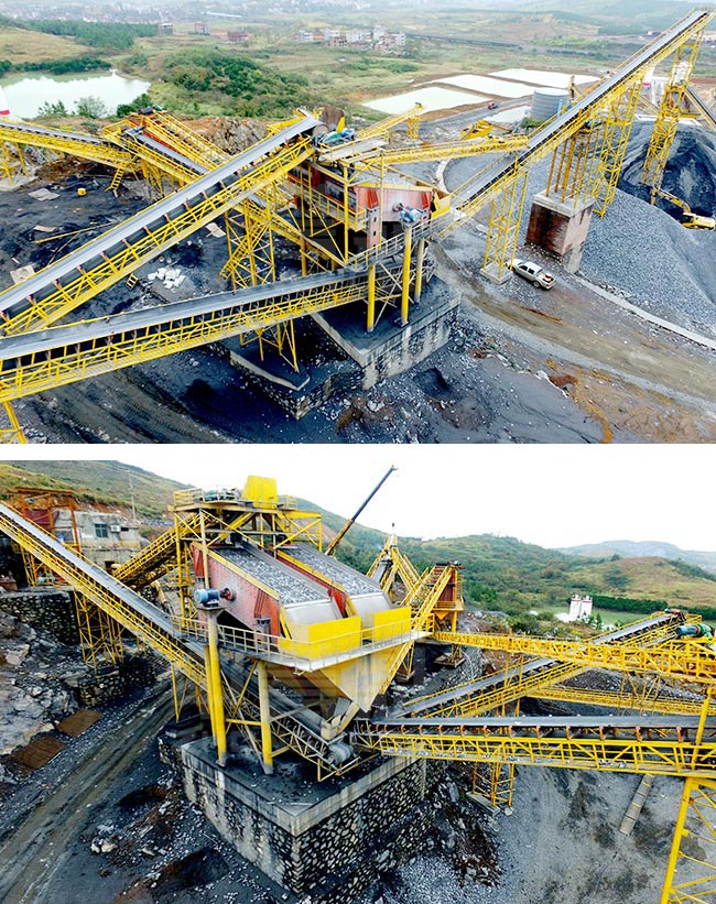 湖南省衡陽市時產500噸石灰石制砂生產線 湖南省衡陽市時產500噸石灰石制砂生產線