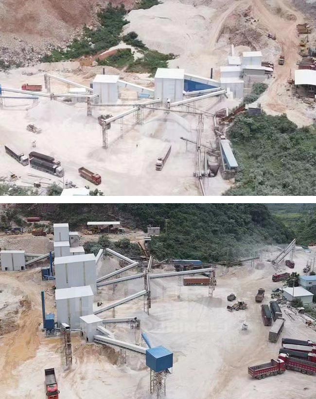廣西河池日產8000噸環保砂石骨料生產線 廣西河池日產8000噸環保砂石骨料生產線