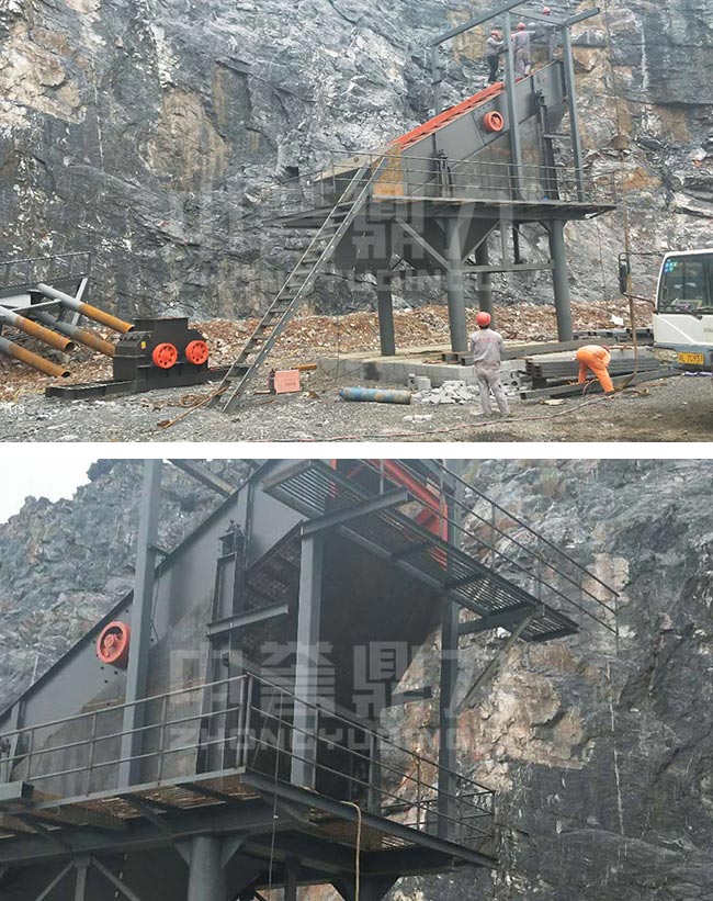 湖南永州市時產300噸鵝卵石制砂生產線 湖南永州市時產300噸鵝卵石制砂生產線