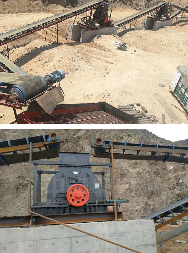 寧夏中衛市永康石料廠時產500噸生產線 寧夏中衛市永康石料廠時產500噸生產線