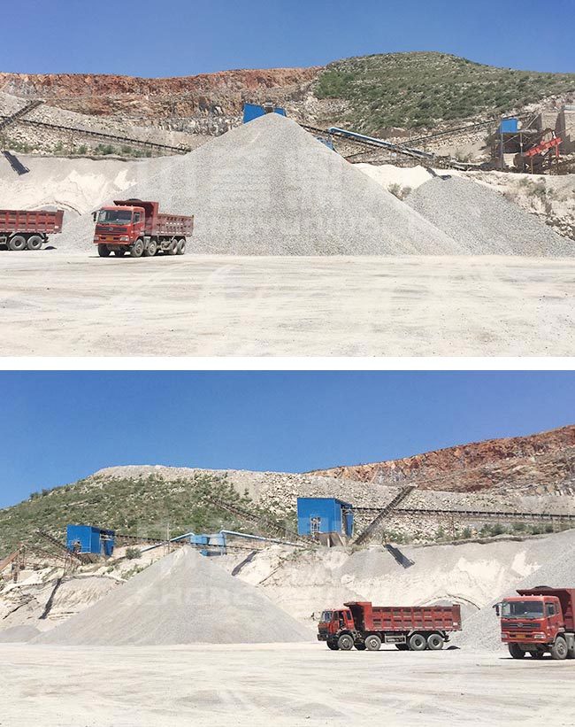 山西省長治市石頭破碎生產線 山西省長治市石頭破碎生產線