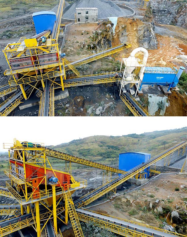 湖南省衡陽市時產500噸石灰石制砂生產線 湖南省衡陽市時產500噸石灰石制砂生產線