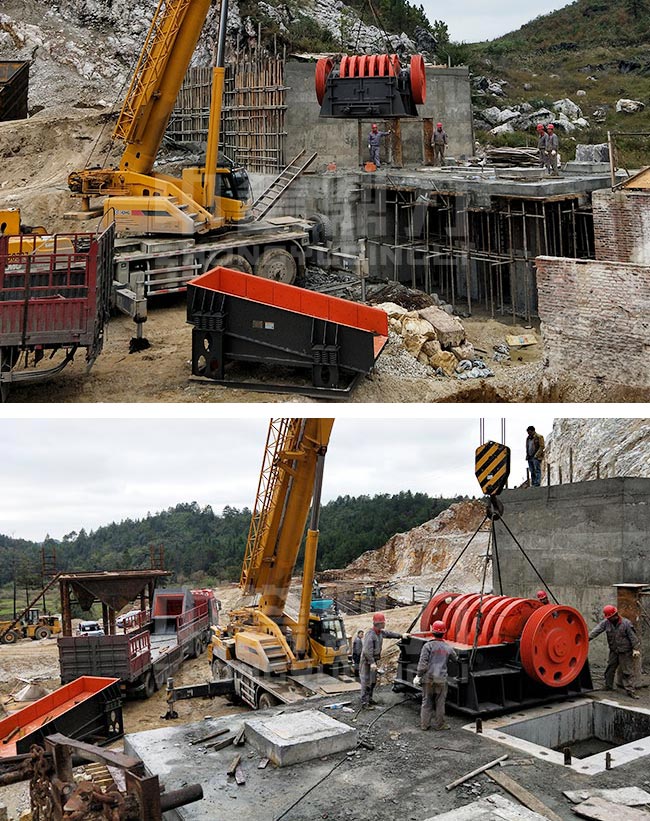 貴州省都勻市日產四千噸碎石生產線 貴州省都勻市日產四千噸碎石生產線