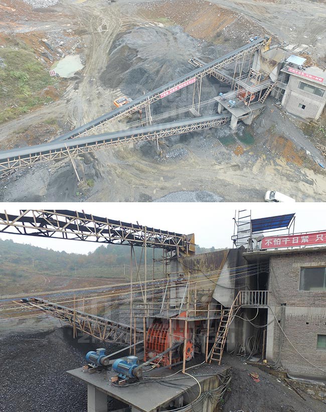 湖南省邵陽市日產五千噸石料生產線 湖南省邵陽市日產五千噸石料生產線