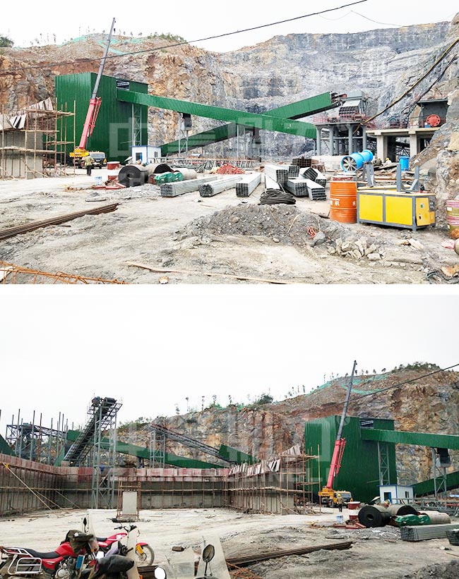 湖南日產一萬噸砂石生產線案例 湖南日產一萬噸砂石生產線案例