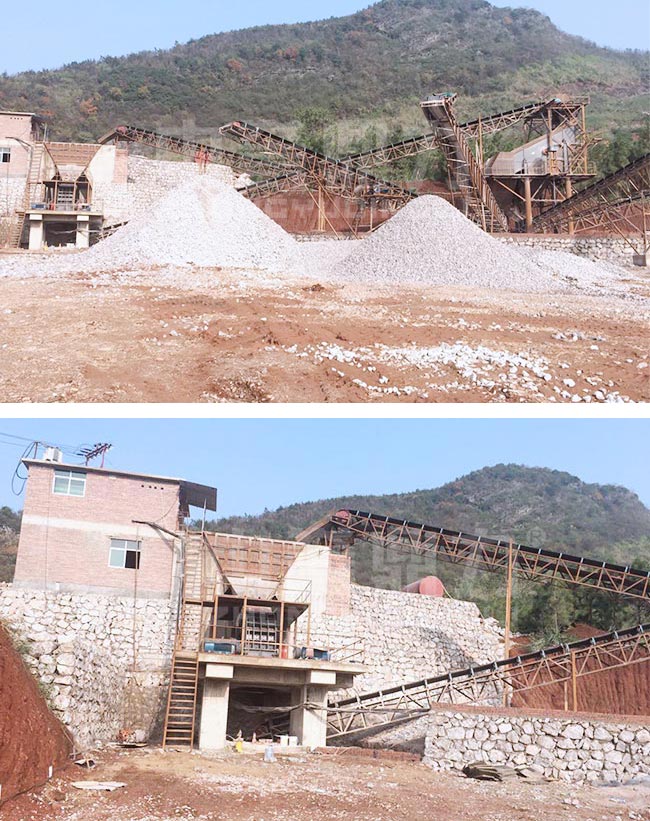 江西景德鎮市破碎石子生產線案例 江西景德鎮市破碎石子生產線案例