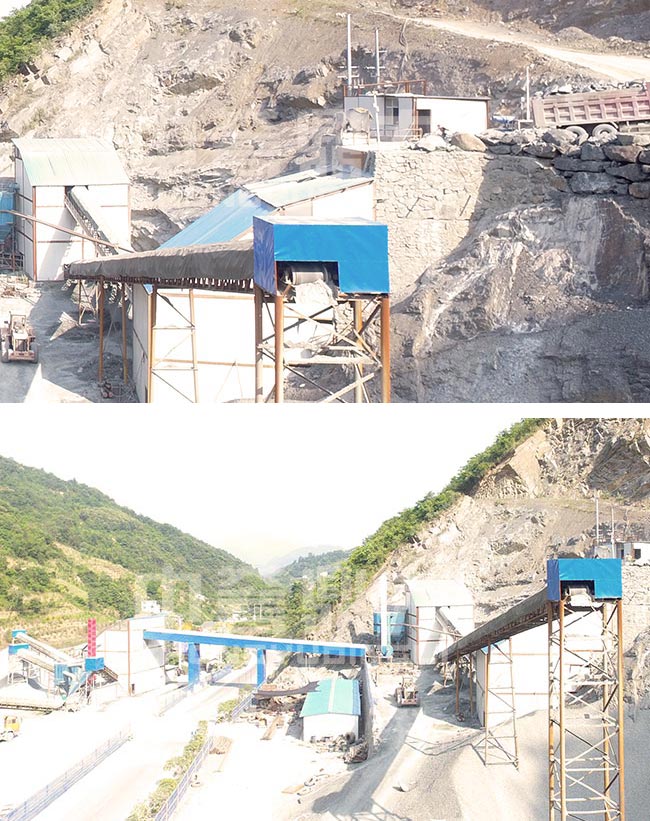 陜西省安康市玄武巖砂石料加工生產線 陜西省安康市玄武巖砂石料加工生產線