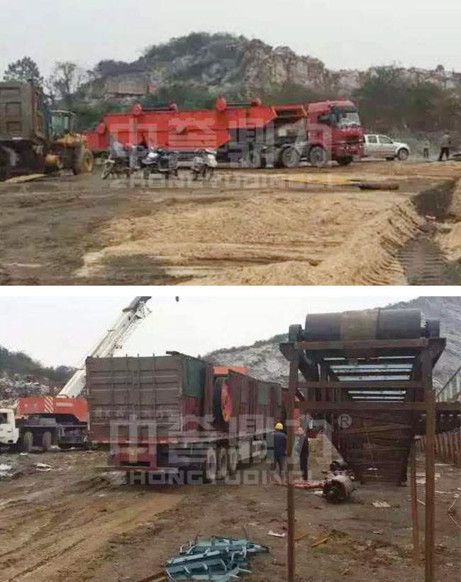 江西省高安市時產500噸石料生產線案例 江西省高安市時產500噸石料生產線案例