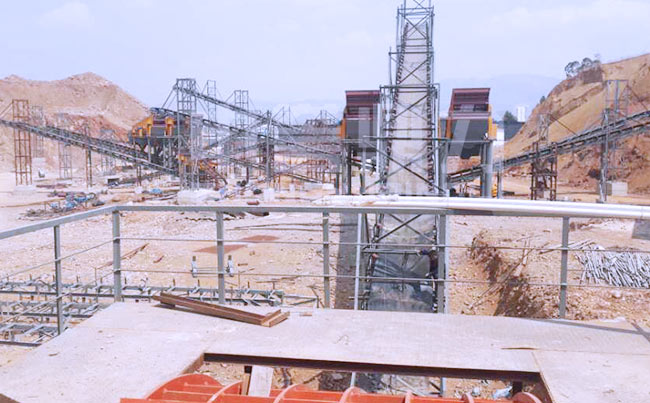 時產1000噸碎石干法生產線方案 時產1000噸碎石干法生產線方案