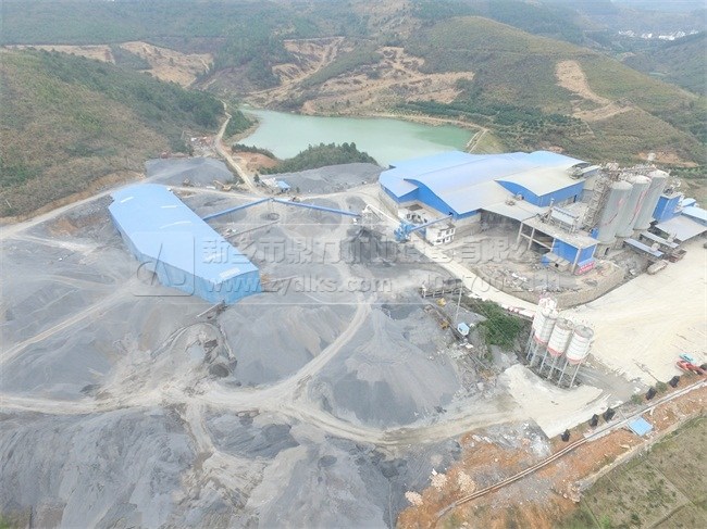 碎石機生產線生產現場