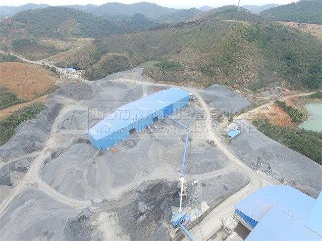 碎石機生產線生產現場