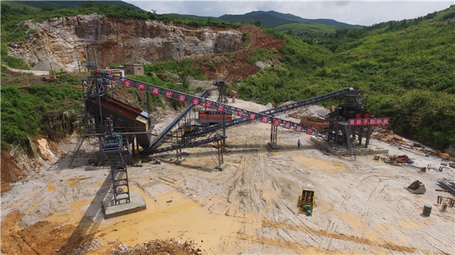 制砂生產線現場圖片