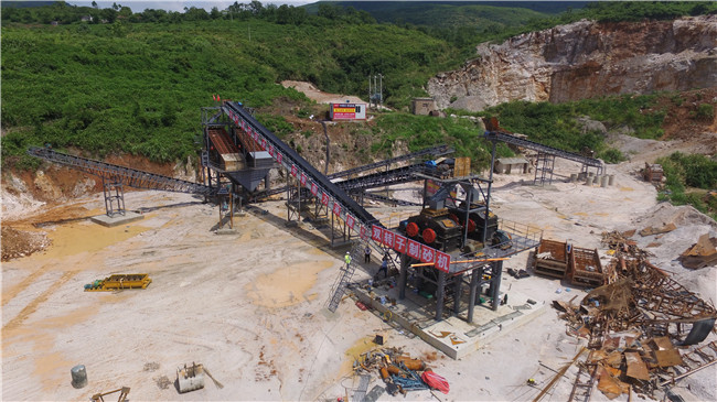 制砂生產線現場圖片