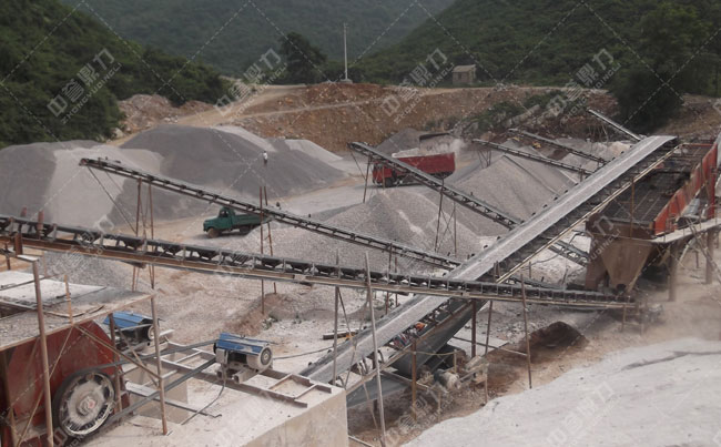 石料場生產線加工流程