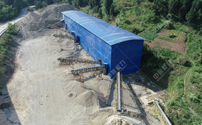 石料場制砂生產線配置