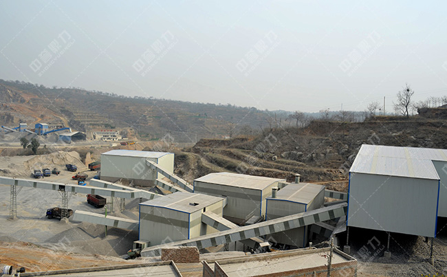 石灰石制砂生產(chǎn)線