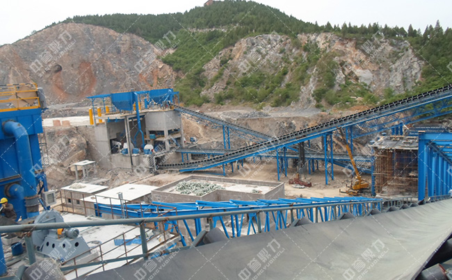 玄武巖骨料生產線