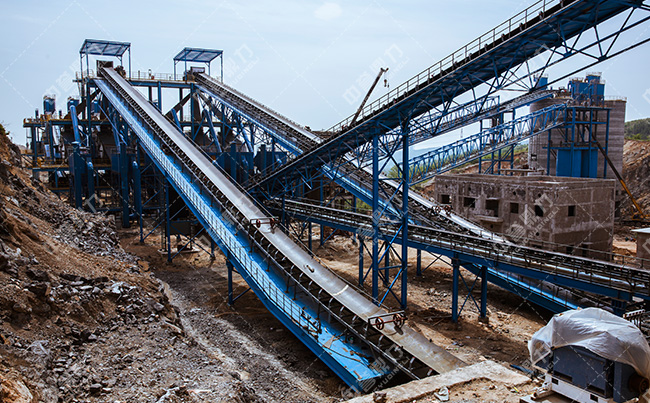 玄武巖骨料生產線