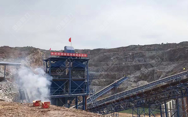 江西省九江德安縣螢石礦時產(chǎn)700噸生產(chǎn)線